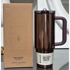 STANLEY QUENCHER PROTOUR FLIP STRAW TUMBLER, 30OZ- POLISHED ROSE GOLD